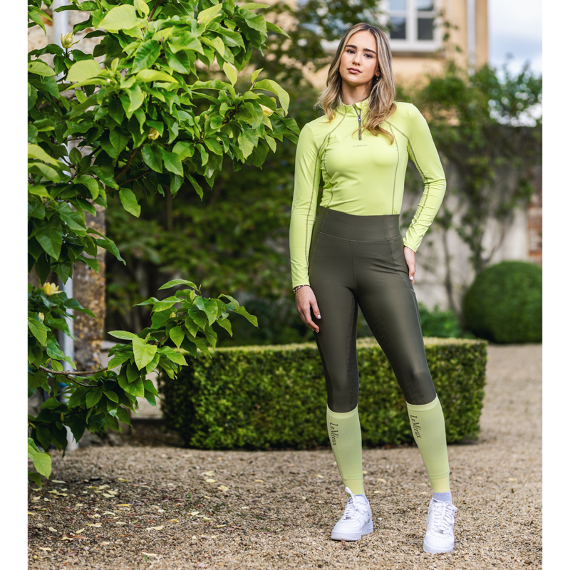 LeMieux Competition Socks Twin Pack - Kiwi-1